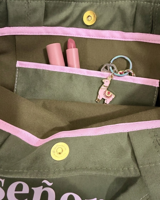 Cosas de Señora verde-rosa