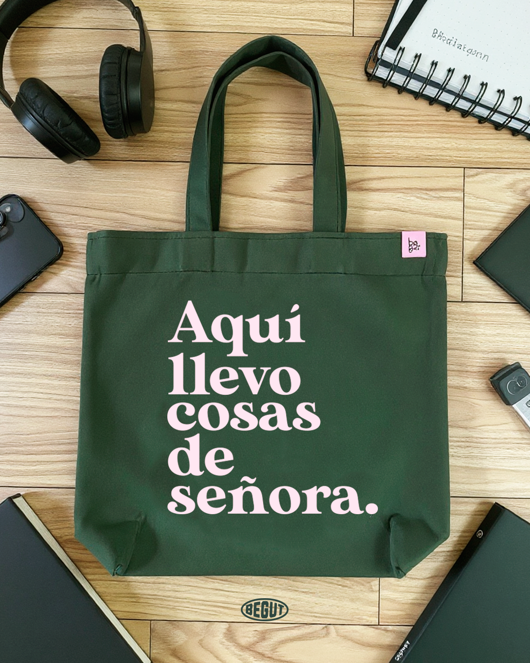 Cosas de Señora verde-rosa