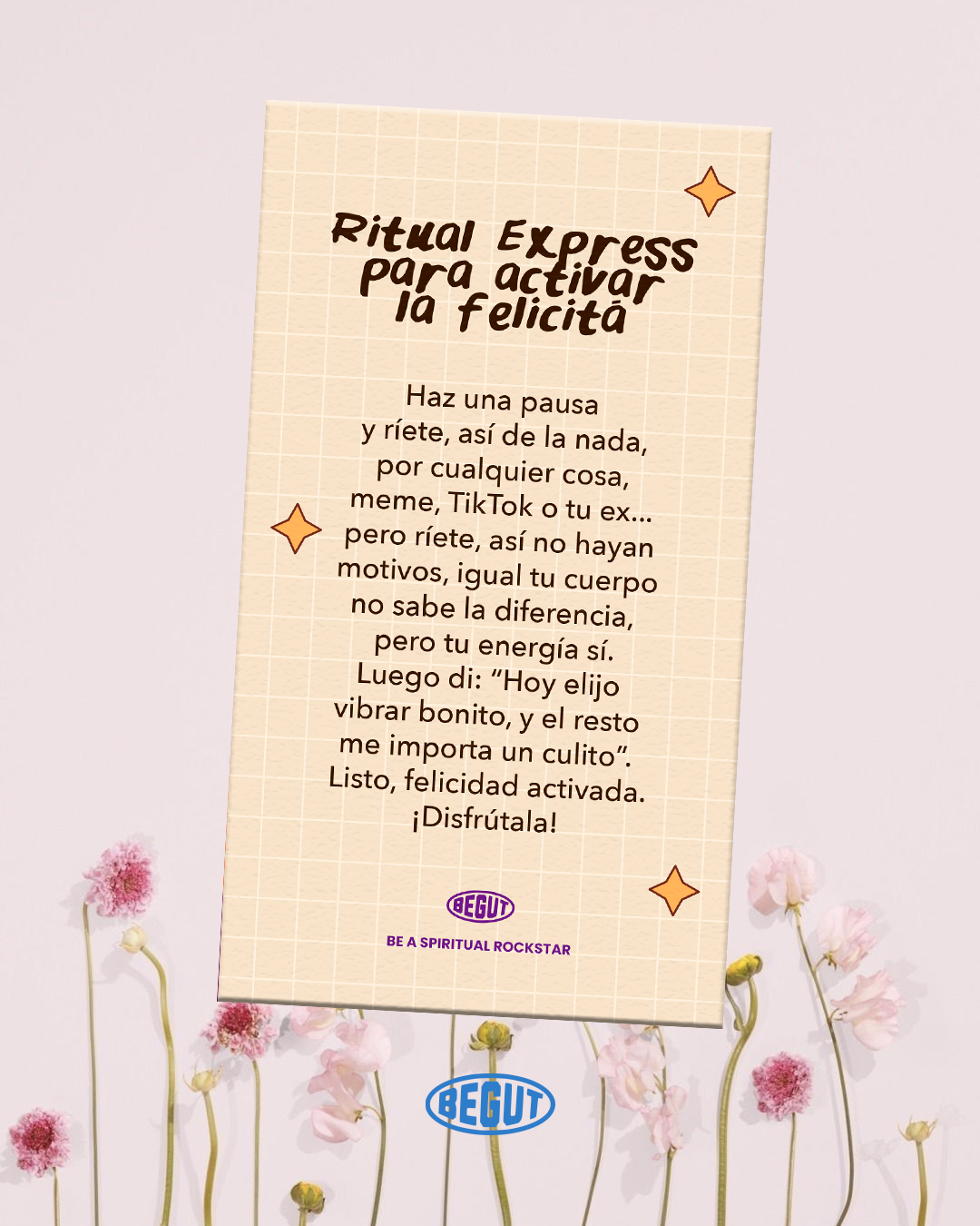 Postal para activar la felicitá