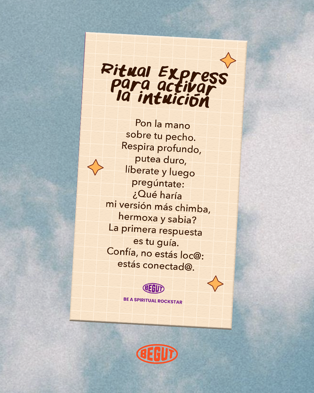 Postal para activar la intuición