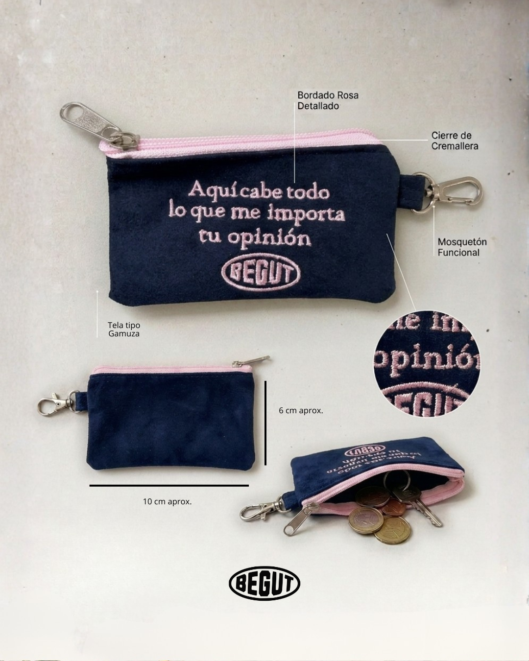 Monedero Blue