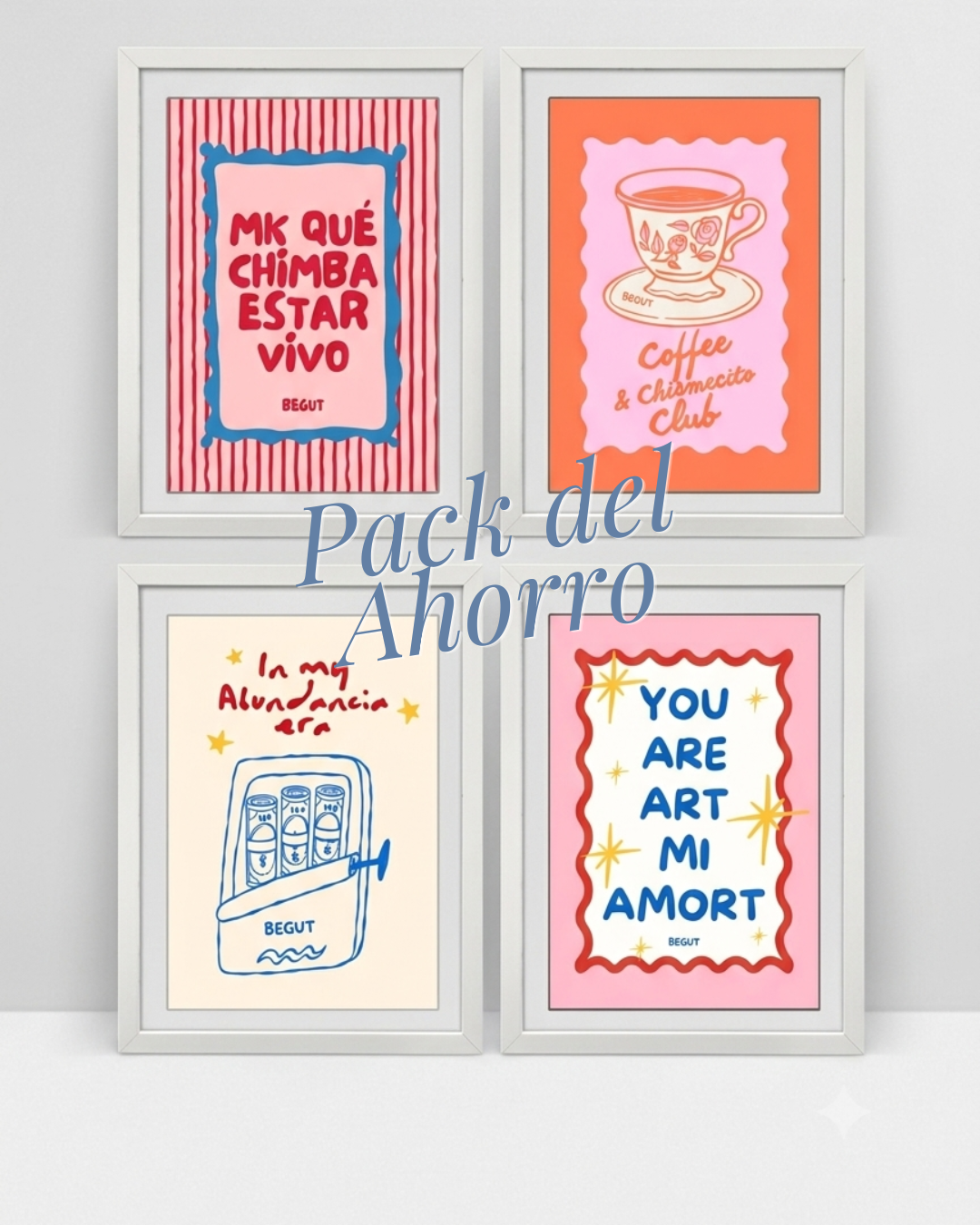 Póster D-Pack x 4
