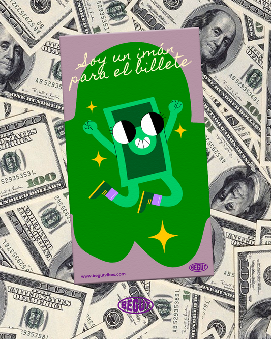 Postal para atraer el billetico