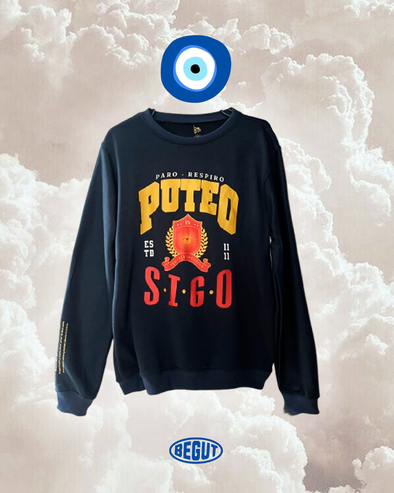 Buzo Puteo & Sigo con estampado "diferente"