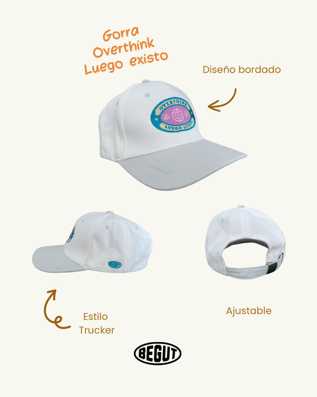 Gorra Overthink Luego existo