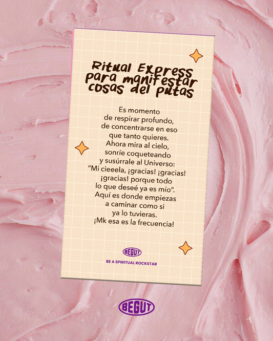 Postal dulce para manifestar