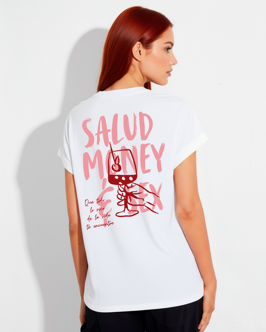 Camiseta ¡Salud! Money & Sex