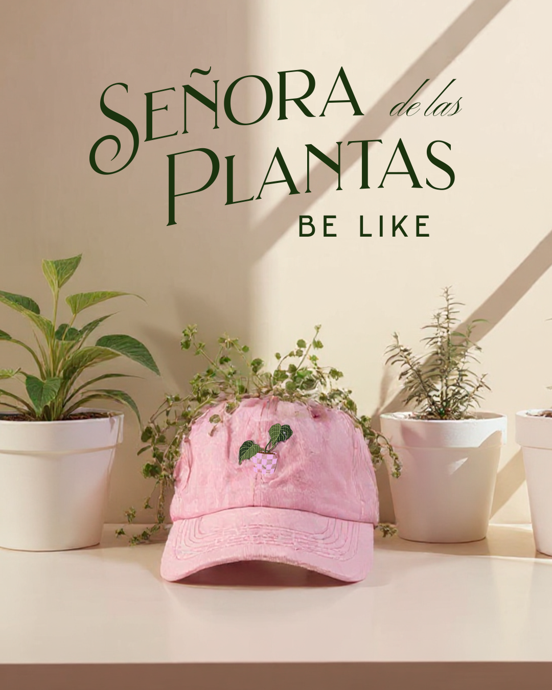 Gorra xra "Señoras" de las Plantas